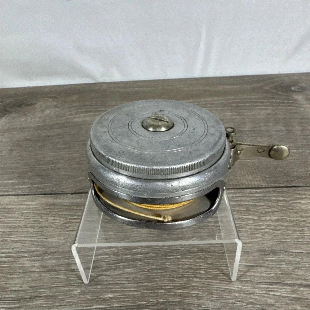 South Bend Oreno Matic 1130 Automatic Fly Fishing Reel With Line, Works